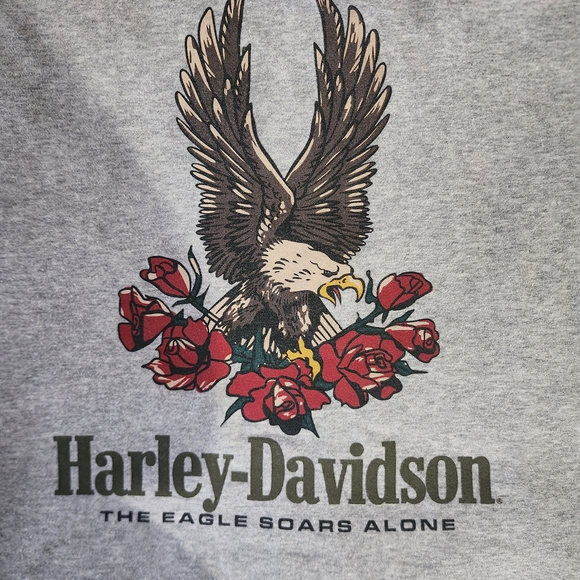 Harley-Davidson Gray Jacket with Pink Plaid Interior Size XXL - Picture 5 of 5